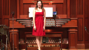 Crista Miller, premiere performance of "Iter Animae".